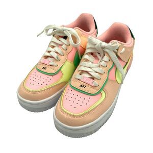 Nike Air Force 1 Shadow Arctic Punch Barely Volt Women’s Sneakers 7 CU8591-60